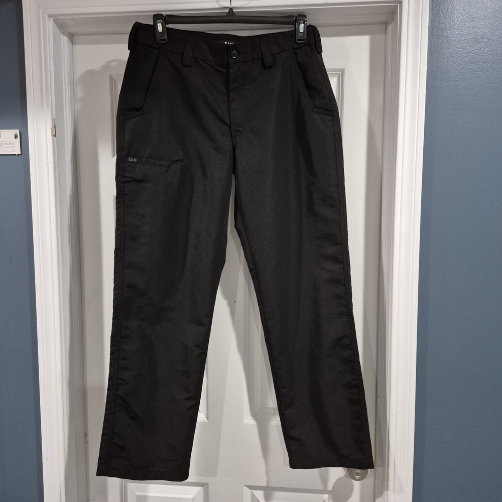 5.11 Tactical Pants Mens 34x32 Black Fast Tac Urban Ripstop Outdoor Everyday